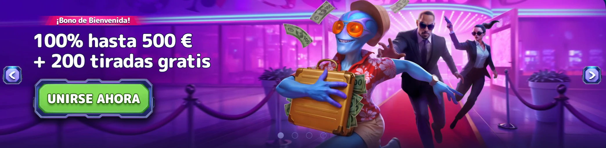 Bono de bienvenida de Alf Casino